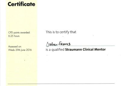 Straumann Clinical Mentor June 2016